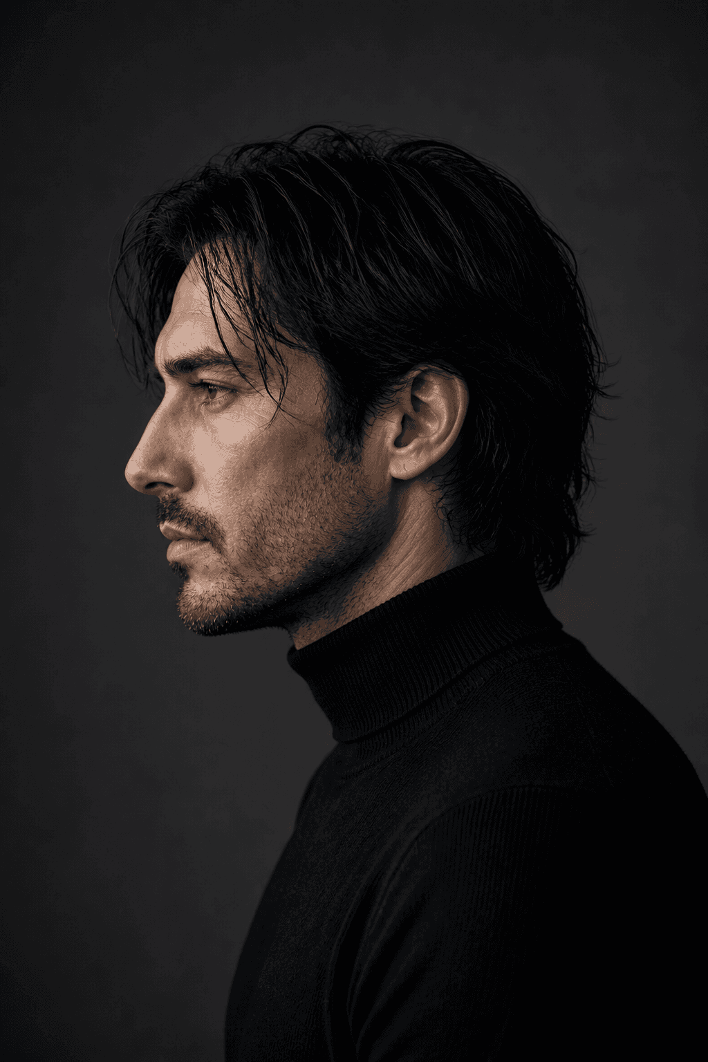 Deus — 03 Profile Study. Studio role: profile-study. Identity and editorial gates passed for the curated eight-frame Deus studio gallery. Final consolidated human lock remains pending.